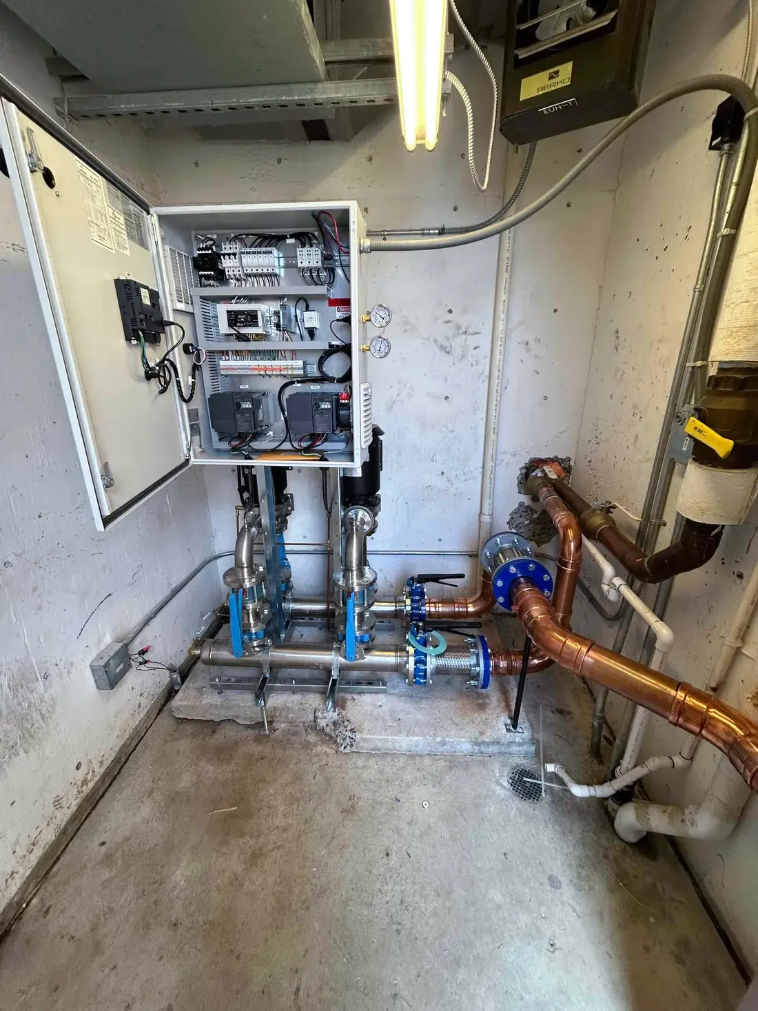 Finished booster pump replacement in Frederick